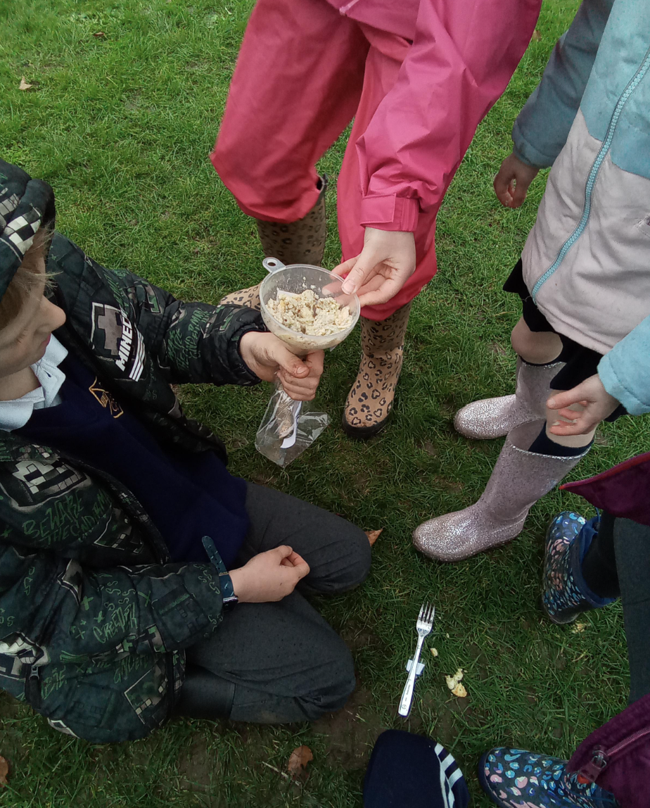 Children using a filter