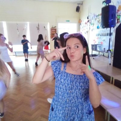 Children at a disco