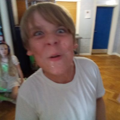 Children at a disco