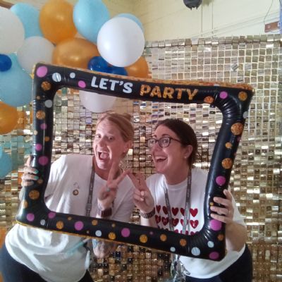 Teaching assistants at a disco