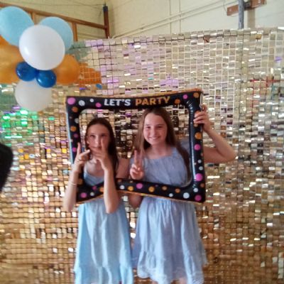 Children at a disco