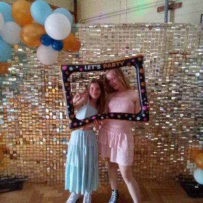 Children at a disco