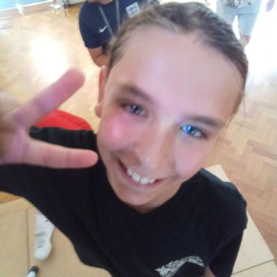 Children at a disco