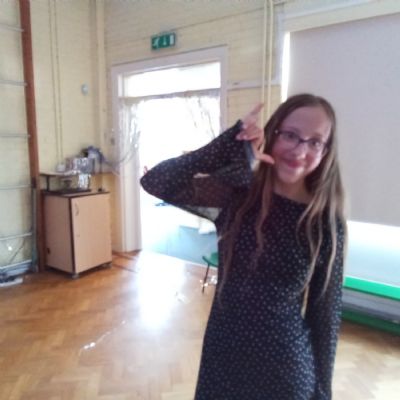 Children at a disco