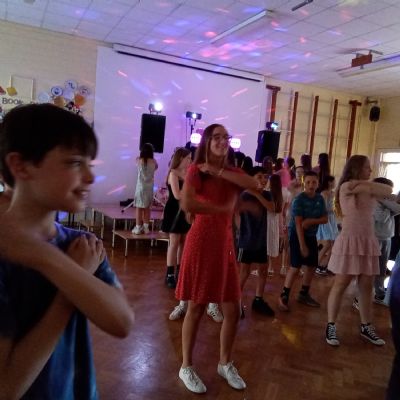 Children at a disco