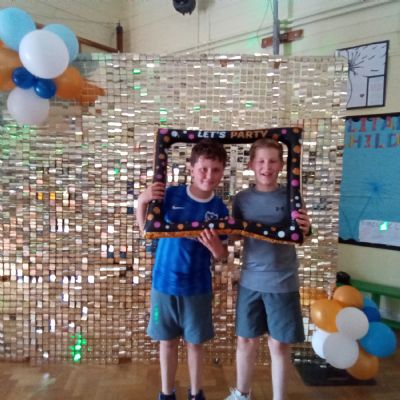 Children at a disco