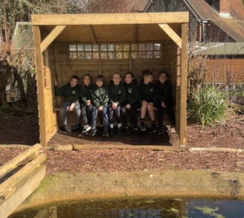 children in a shelter