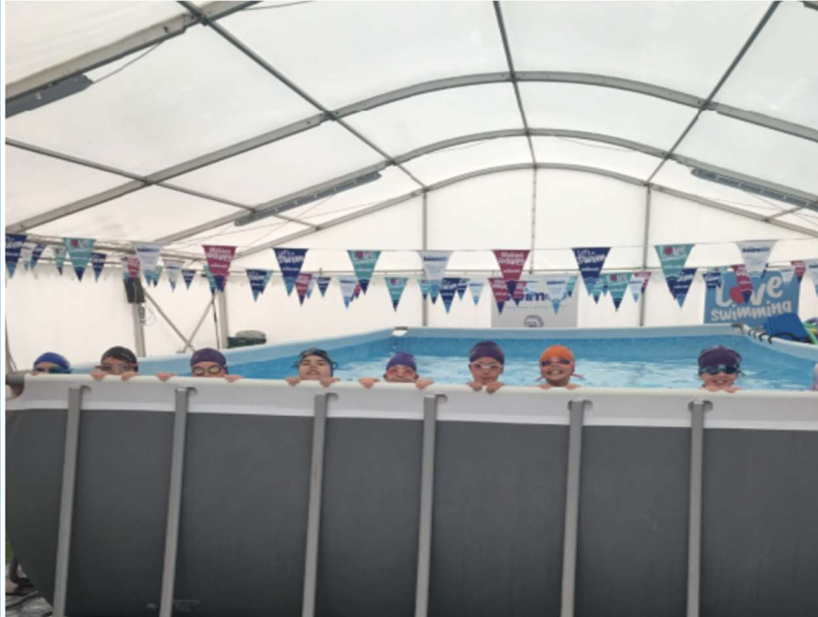 Photo of a pop up pool