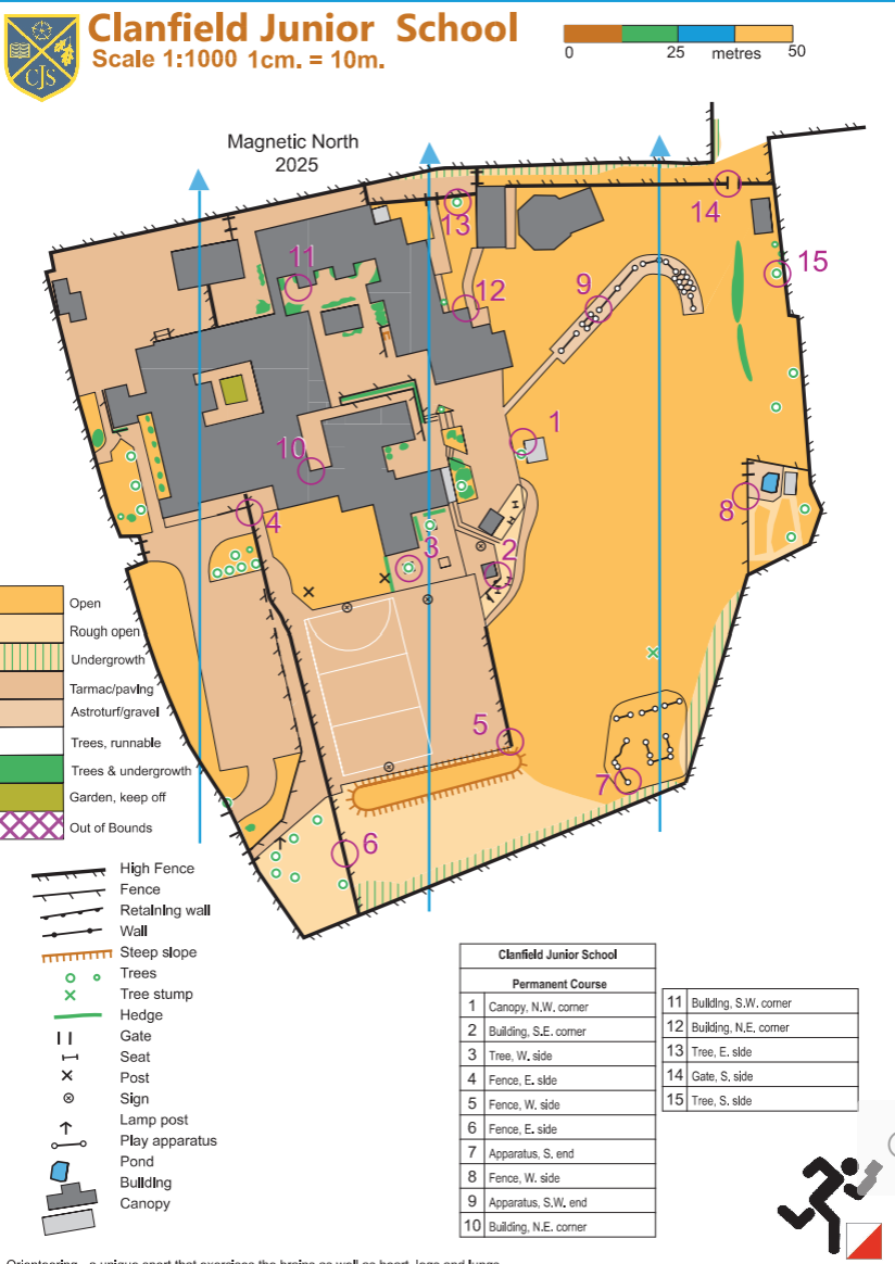 Orienteering map