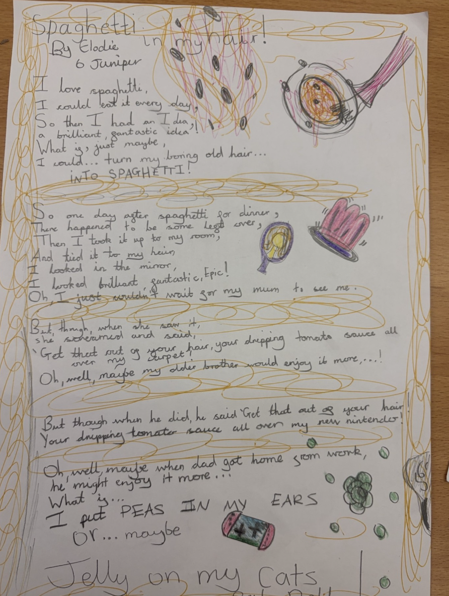 Poem about spaghetti