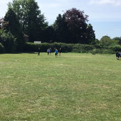 Playing on the field